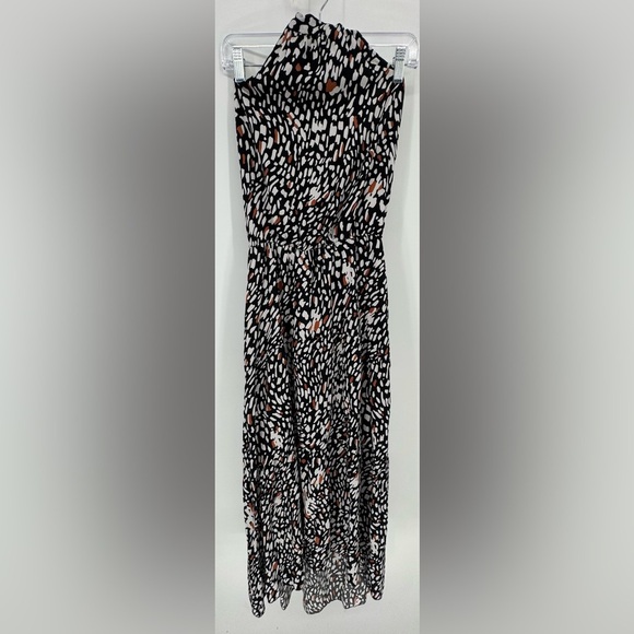 Pretty Garden Halter Layered Maxi Dress - Picture 1 of 13